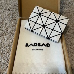 BAO BAO ISSEY MIYAKE White Bifold Card Holder